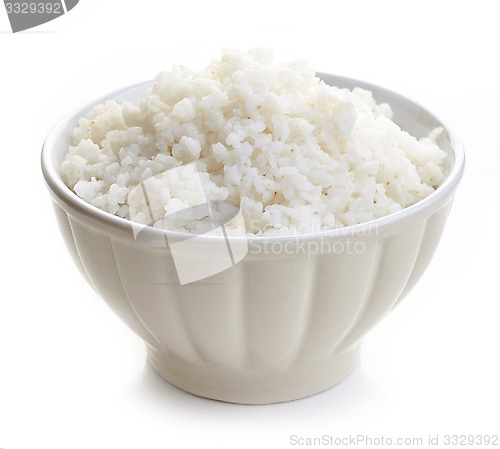 Image of bowl of boiled rice