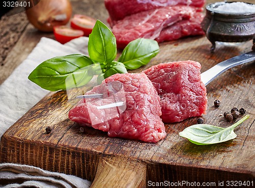 Image of fresh raw meat 