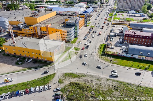 Image of Permyakova and Harkovskaya streets intersection. Beer-nonalcoholic combine \"Ochakovo\"