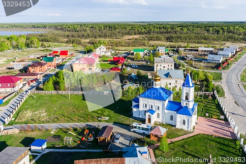 Image of Sacred and Ilyinsky temple. Bogandinskoe. Russia