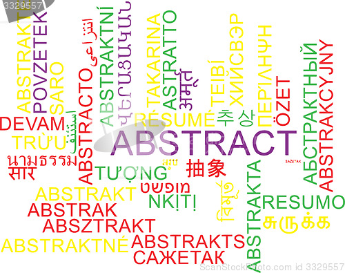 Image of Abstract multilanguage wordcloud background concept