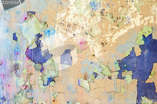 Image of Grunge Colored  Old Concrete Texture Wall