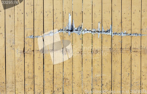 Image of Yellow Wooden Plank