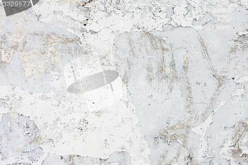 Image of Grungy White Concrete Wall Background