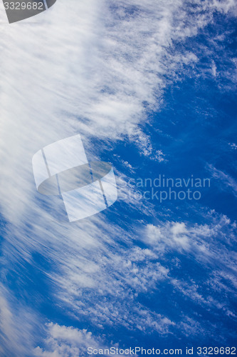 Image of blue sky with clouds