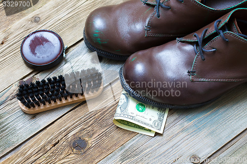 Image of Shoe Shine for money, service