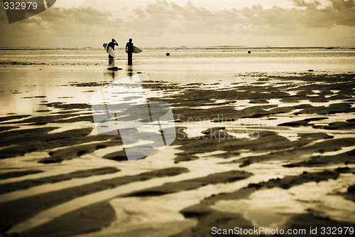 Image of Surfers at the beach