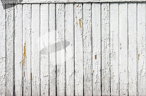 Image of Vintage  White  Wood Wall
