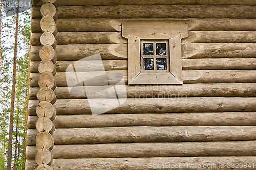 Image of Retro log house