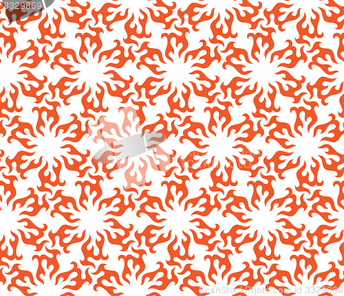 Image of Vector seamless wallpaper with floral pattern