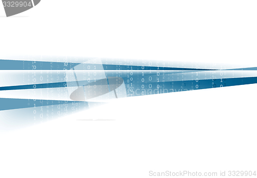 Image of Abstract blue tech background