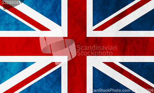 Image of United Kingdom of Great Britain grunge flag