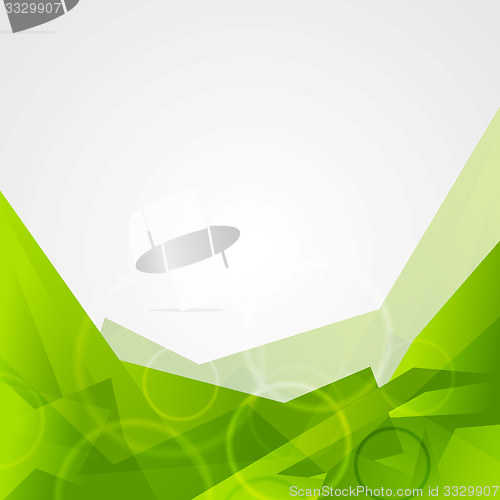 Image of Abstract vector tech shiny background
