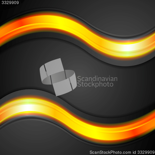 Image of Corporate backgrouns with glowing wave