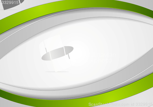 Image of Bright abstract corporate wavy background