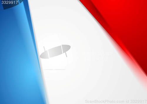 Image of Corporate bright abstract background. French colors