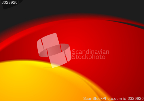 Image of Bright wavy abstract background. German colors