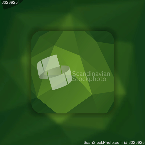 Image of Abstract green modern polygonal background