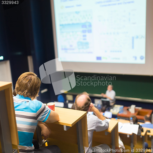 Image of Audience in the lecture hall.