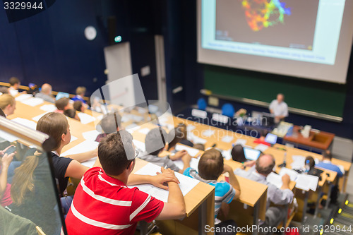 Image of Audience in the lecture hall.