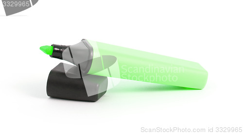 Image of Green highlighter isolated