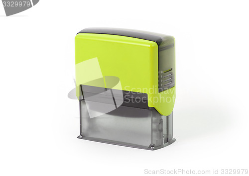 Image of Plastic stamp isolated