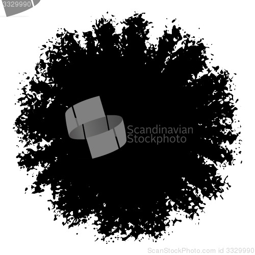 Image of Vector Ink Blotch. Design Element. 