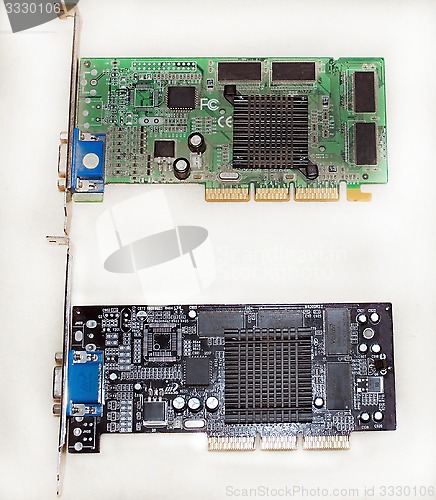 Image of two motherboards