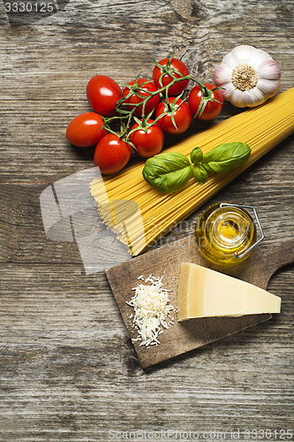 Image of Pasta with ingredients