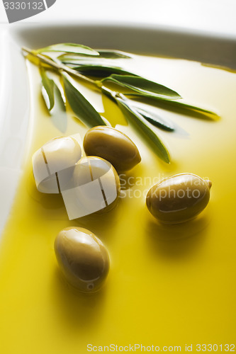 Image of Olive oil background