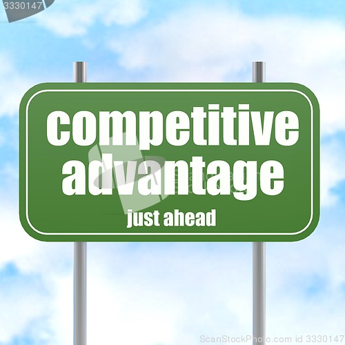 Image of Competitive Advantage Road Sign