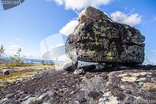 Image of seita stone  in the polar North close up