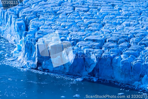 Image of Arctic glacier. area Novaya Zemlya