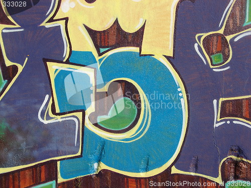 Image of Graffiti close-up