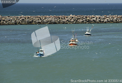 Image of Fishing boat in harbour