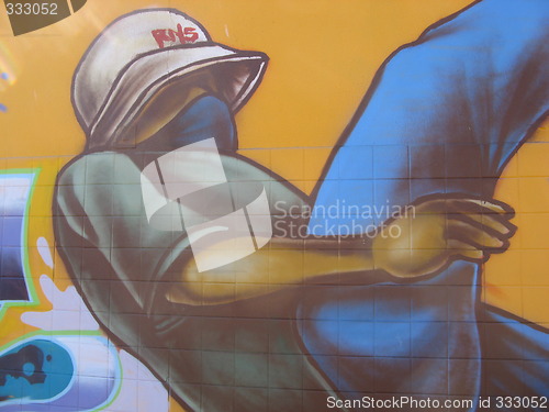 Image of graffiti - the skater