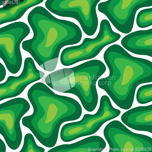 Image of vector seamless wallpaper with green spots