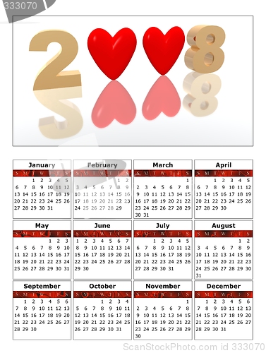 Image of Calendar 2008