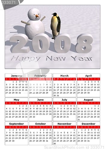 Image of calendar 2008