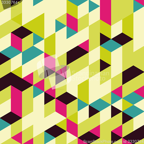 Image of Abstract geometrical 3d background. 