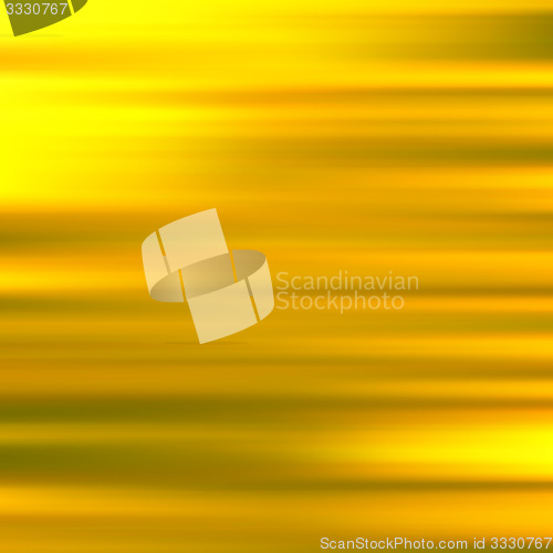 Image of Gold waves background. Metal plate with reflected light. 