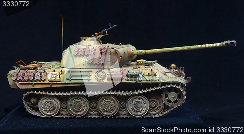 Image of German heavy tank of WWII. model