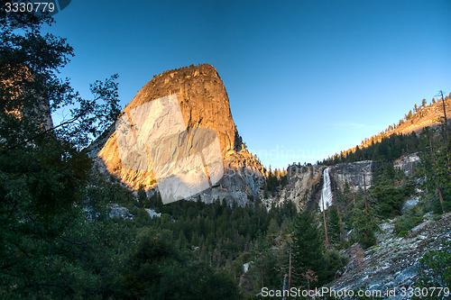 Image of Sunset in Yosemite park