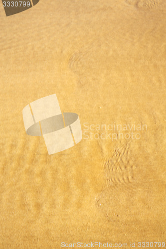 Image of morocco in africa brown coastline wet sand beach near 