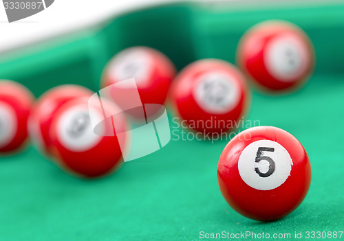 Image of Snooker balls