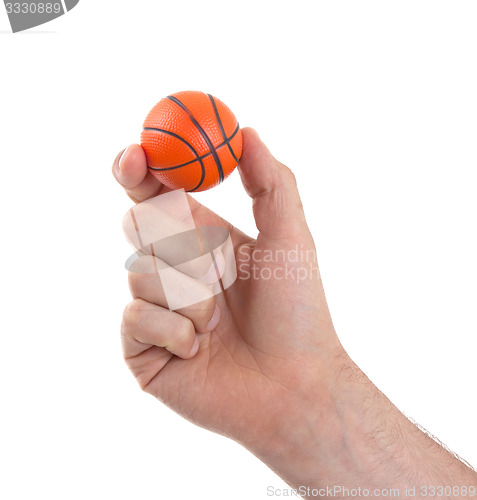 Image of Small toy basketball ball