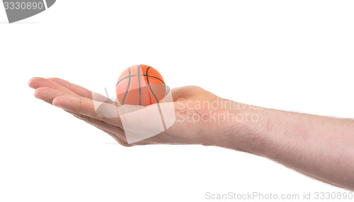 Image of Small toy basketball ball