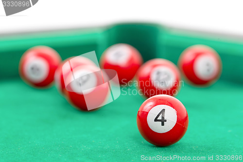 Image of Snooker balls