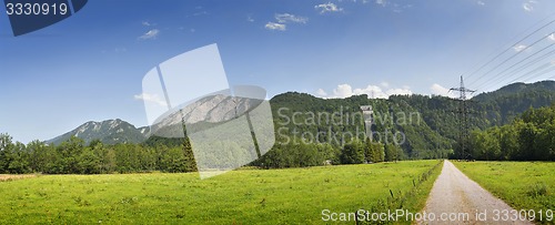 Image of Panorama landscape Jochberg