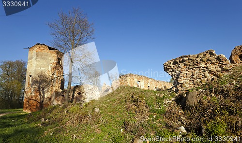 Image of ruins   Belarus.